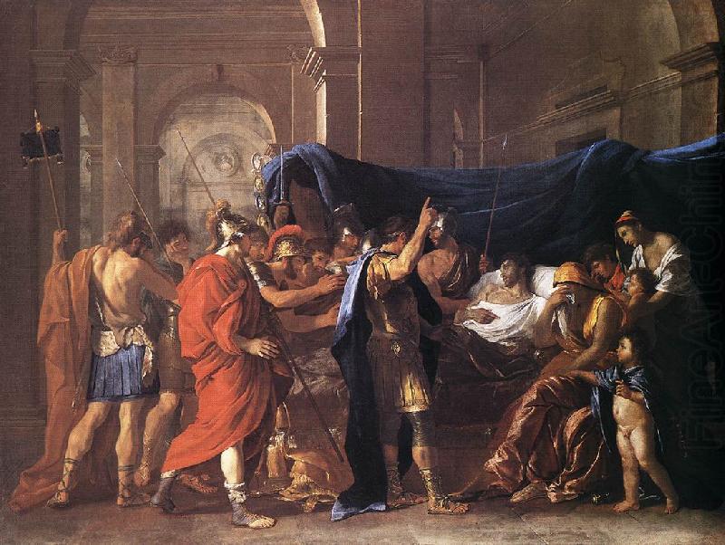Death of Germanicus 1627 Oil on canvas, Nicolas Poussin